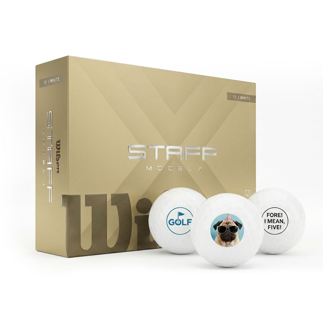 Custom Wilson Staff Model X Golf Balls
