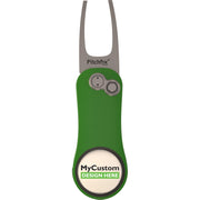 Green Pitchfix Hybrid 2.0 Divot Tool