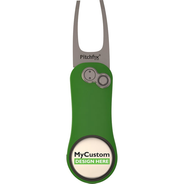 Green Pitchfix Hybrid 2.0 Divot Tool