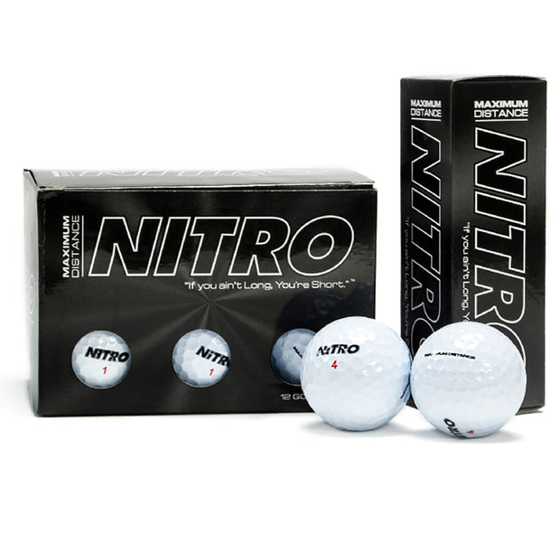 Nitro Maximum Distance Golf Balls One Dozen