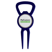 Divot Tool Bottle Opener Navy Blue