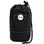 Synthetic leather drawstring pouch