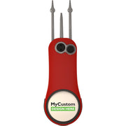 Red Pitchfix Fusion 2.5 Divot Tool