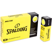 Spalding Molitor Yellow Golf Balls - 15 BALL PACK