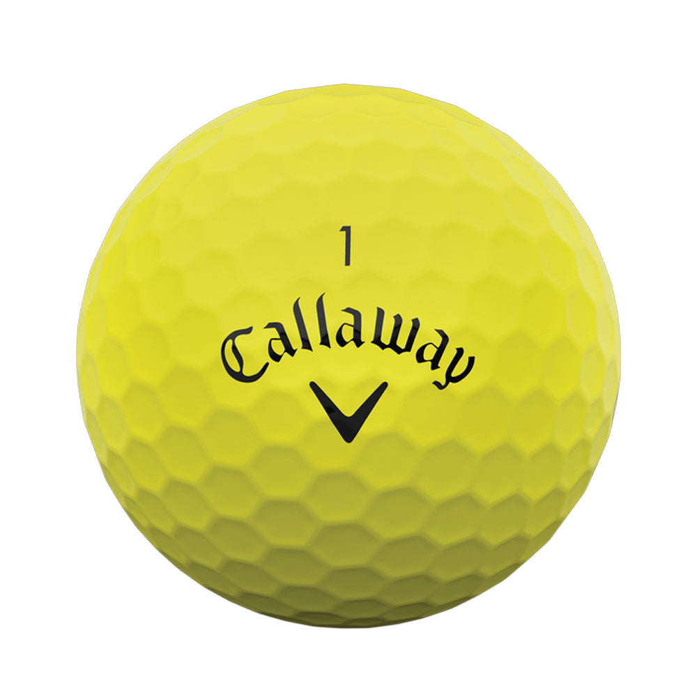 Custom Callaway Superfast Bold Yellow Golf Balls - 15 Ball Pack