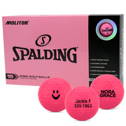 Spalding Molitor Pink Golf Balls - 15 BALL PACK