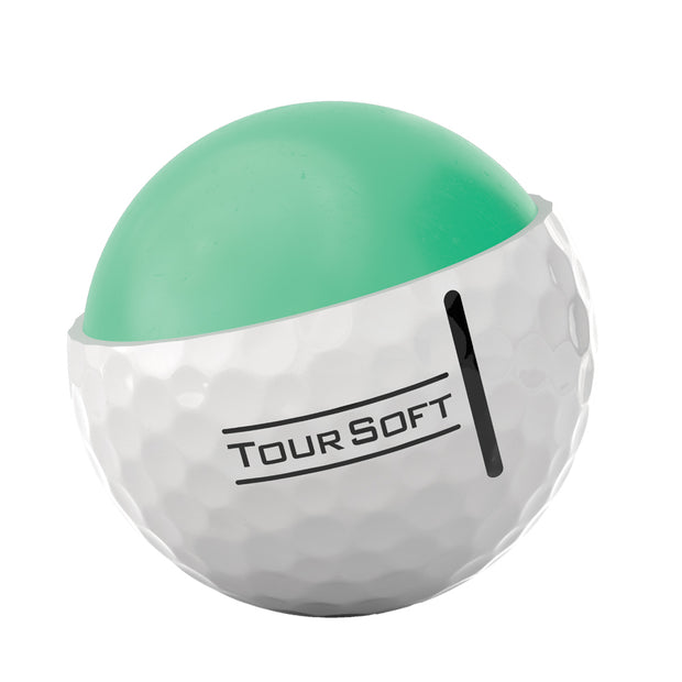 Titleist Tour Soft Golf Balls - LOGO OVERRUN
