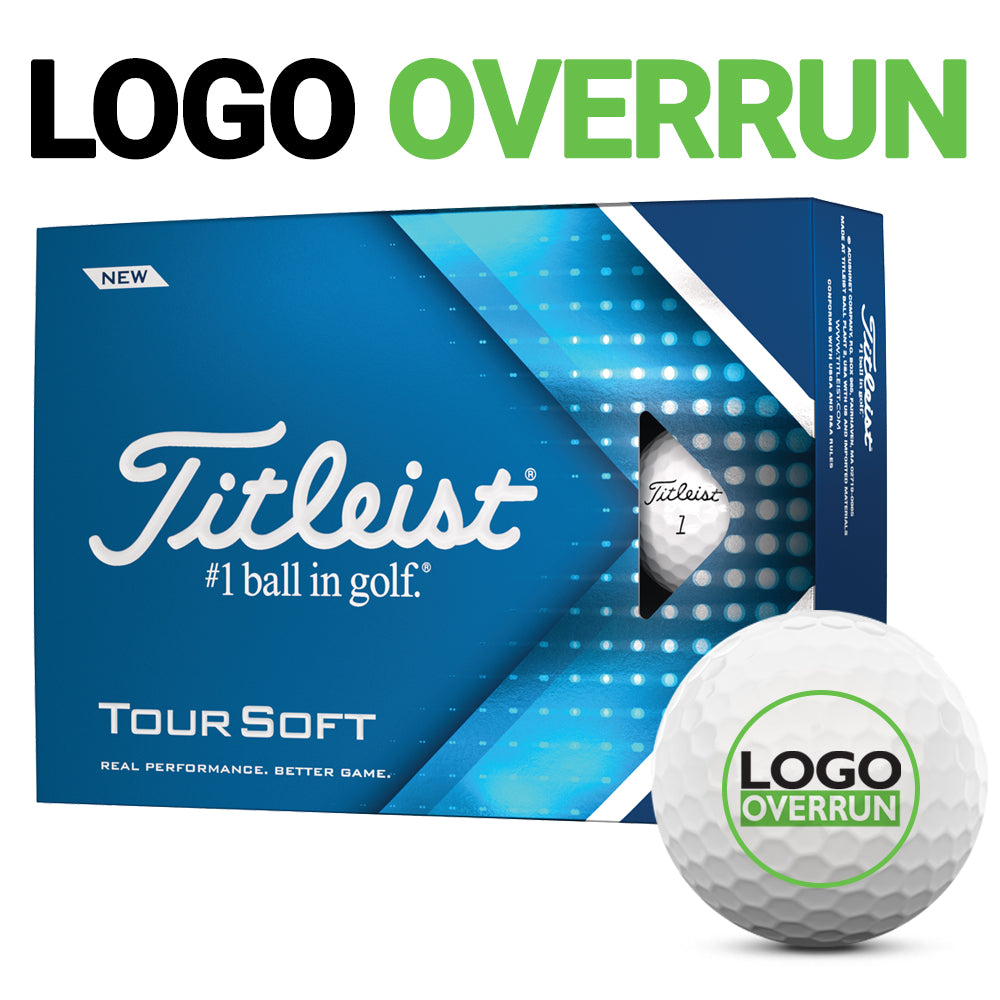 Custom Titlest Golve Titleist Tour Soft Golf Balls - LOGO OVERRUN – MyCustomGolfBall