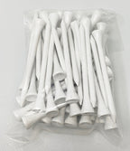 White Wood 3-1/4" Golf Tees - 50 PACK