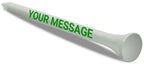 White Wood 3-1/4" Golf Tees - 50 PACK