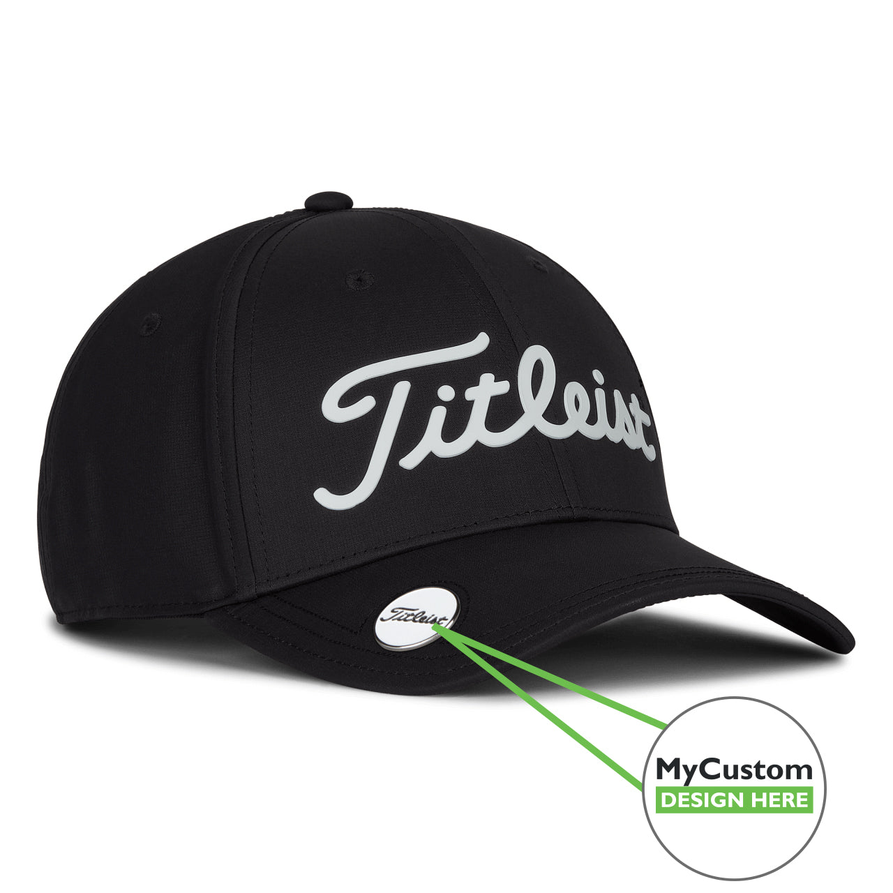 Titleist Custom Black Players Performance Ball Marker Hat