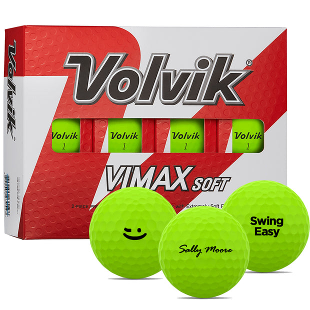 Volvik Vimax Soft Green Golf Ball One Dozen
