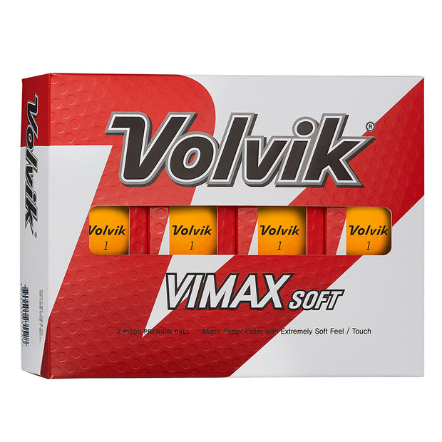 Volvik Vimax Soft Orange Golf Ball One Dozen