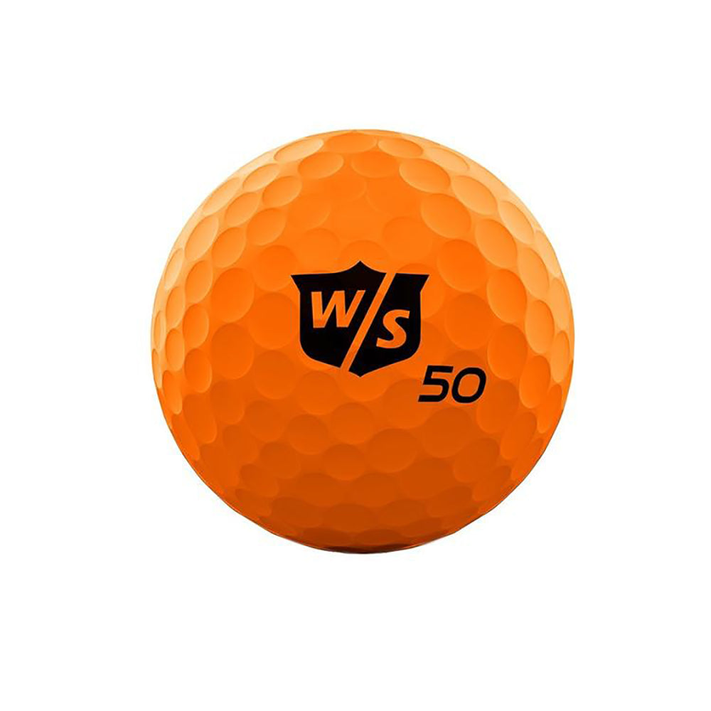 Wilson 50 Elite Orange Golf Balls One Dozen