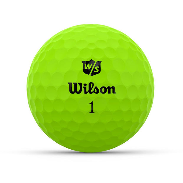 Wilson Duo Optix Green Golf Balls One Dozen