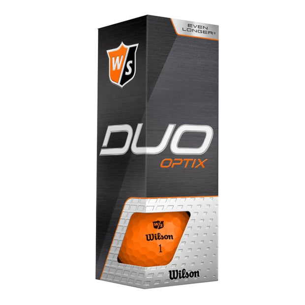 Wilson Duo Optix Orange Golf Balls One Dozen