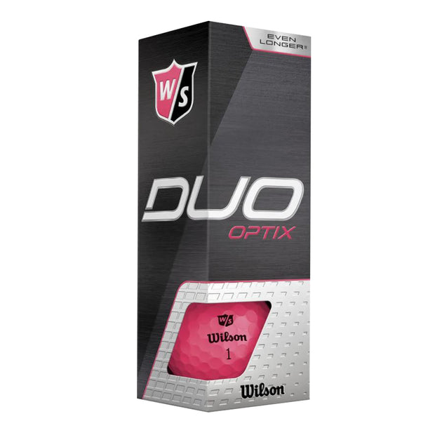 Wilson Duo Optix Pink Golf Balls One Dozen